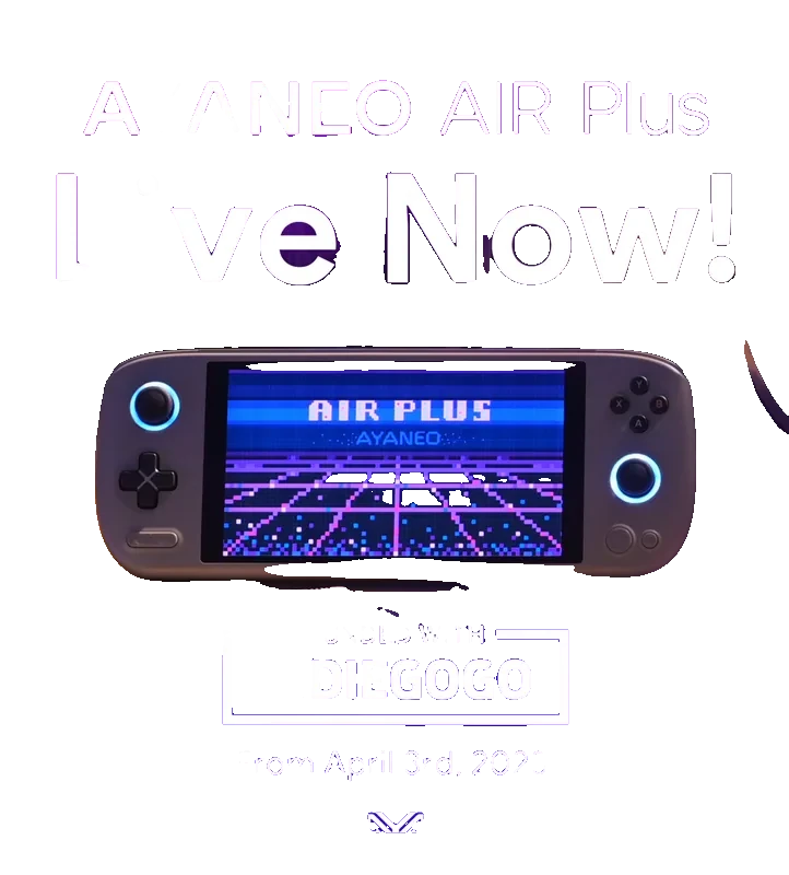AYANEO Air Plus AMD 6800U gaming handheld