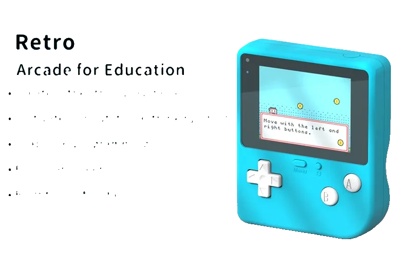 Retro Arcade For Education gaming handheld