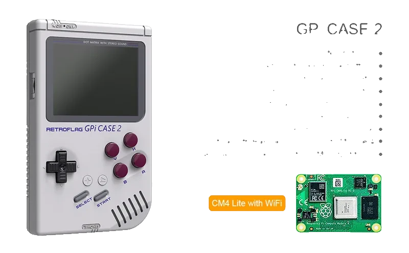 GPi Case 2 gaming handheld